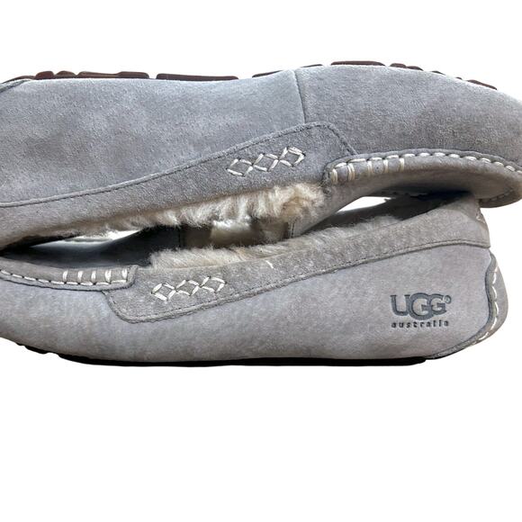 Ugg Ansley Water resistant Slippers Moccasin 8 Cozy Comfort Loafer - Picture 7 of 9